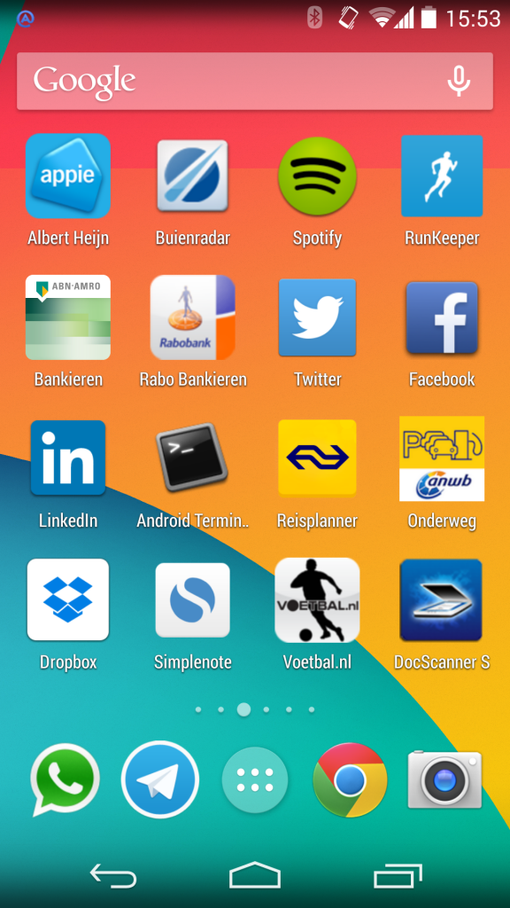 Screenshot Android apps